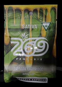 269 CANNABIS - 269 Cannabis - Pineapple Express - Full Spectrum Vape Cart 1G