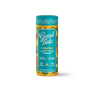 GOOD TIDE - Pineapple Gummies | 10pc 100mg (THC) (Hash Rosin)