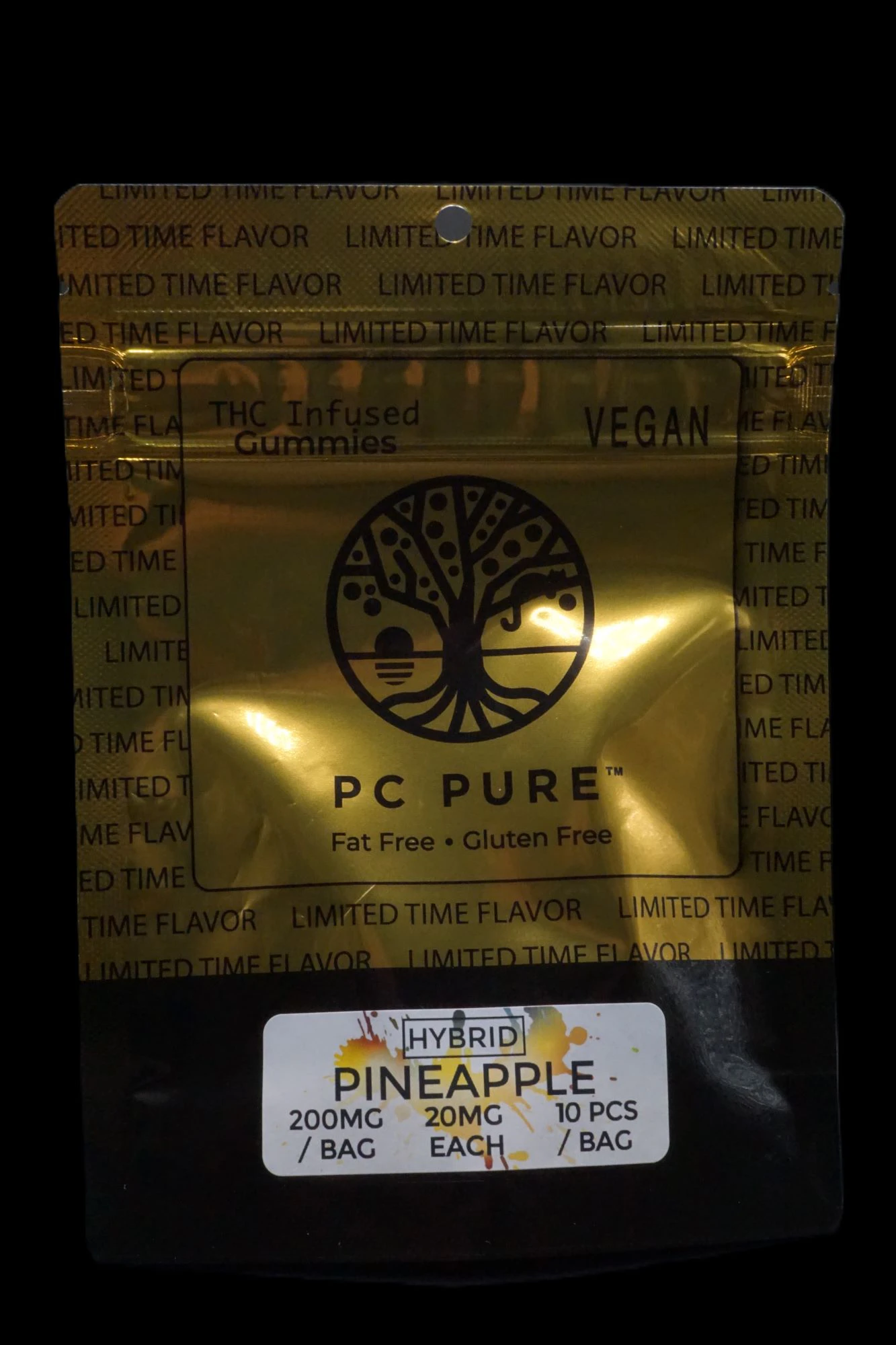 PC PURE - GUMMY - PINEAPPLE - 20mg/pc - PC PURE Main Image