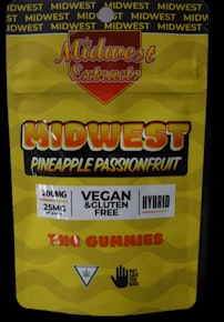 Midwest Extracts Pineapple Passionfruit 200mg Gummy 8pk