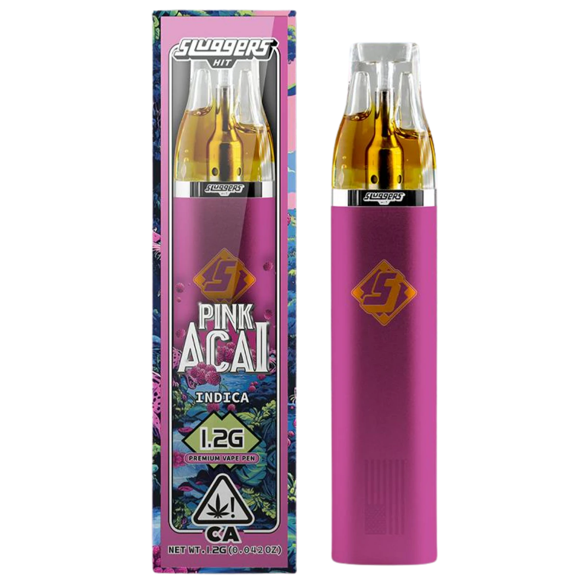 Sluggers Hit - Pink Acai (I) | 1.2g Live Resin AIO Vape | Sluggers Hit Main Image
