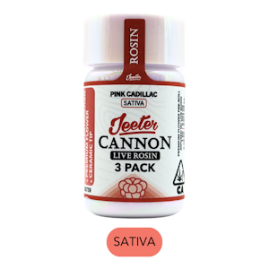 JEETER - Jeeter - Baby Cannon Live Rosin - Pink Cadillac - Infused Preroll Pack - 3pk - 1.5g