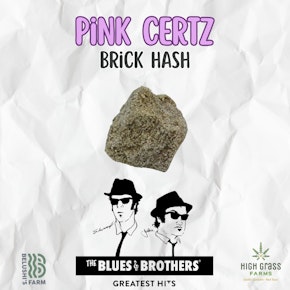 The Blue Brothers | Brick Hash | Pink Certz | 2g