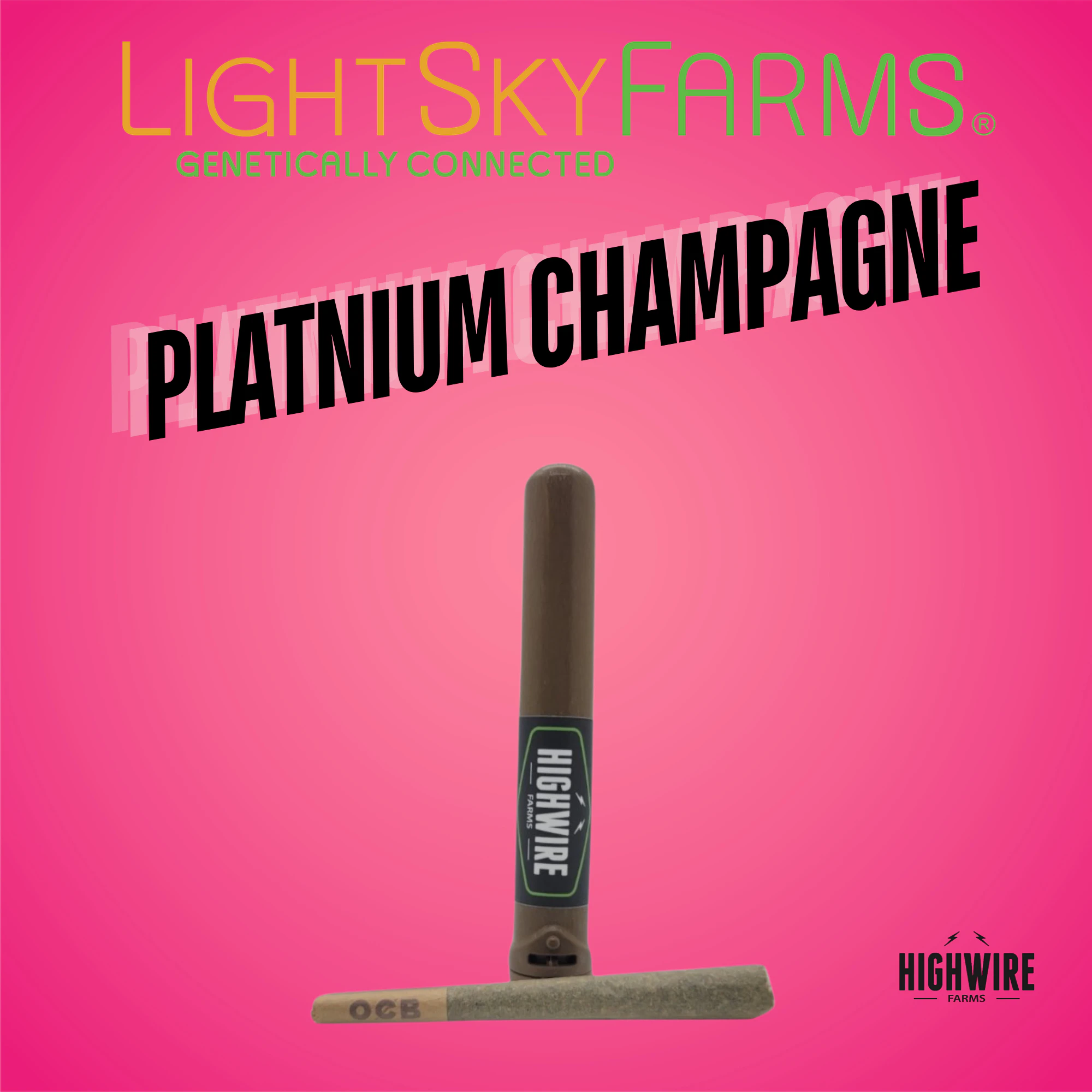 LightSky Farms - BCA - Platinum Champagne Preroll 1g Main Image