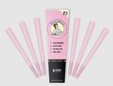 BLAZY SUSAN - Blazy Susan Pink Cones 6pk PD #53506