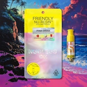 Friendly Brand Pink Drink Nucleus Cured Resin Cartridge 1.0g