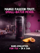 High20 Nano Infused 5MG Mango Passion Fruit Canned Drink By Pink Fox