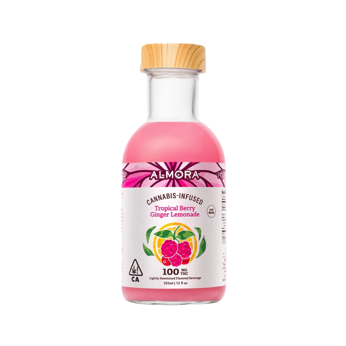 Almora - Pink Jesus Lemonade | 12oz 100mg Beverage | Almora Farms Main Image
