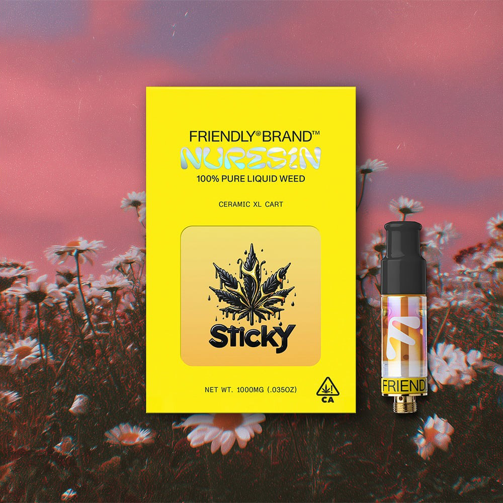 Friendly Brand x Sticky Pink Lambo Live NuResin Cartridge 1.0g