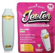 Jeeter-Pink Lemon- Concentrates Diamonds Vape Cartridge -1g-90.92%