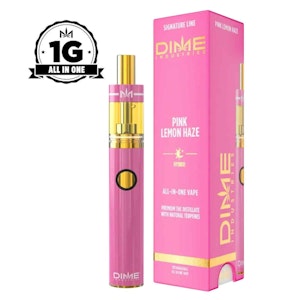 DIME - DIME Industries Pink Lemon Haze All In One Vape 1.0g