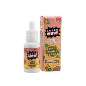 SUPER WOW - Pink Lemonade | (15ml) THC Drops | Super Wow