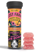 Lost Farms Pink Pineapple x Sour Dream | Kiva | 100mg Live Rosin Gummies