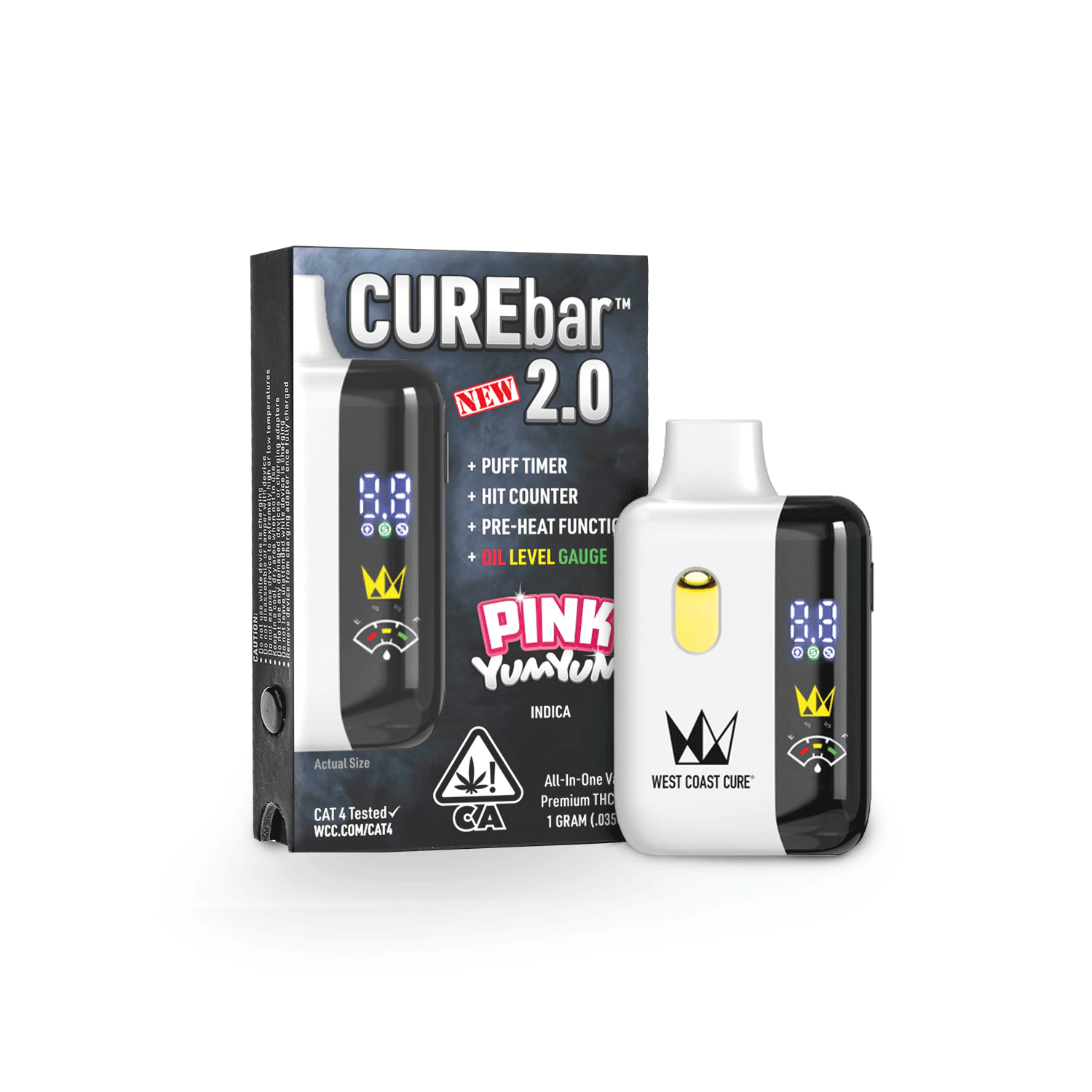 West Coast Cure - WCC | Disposable | CUREbar | Pink Yum Yum | 1g Main Image