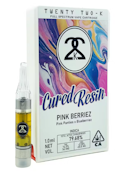 22K Cured Resin Cart 1g Pink Berries