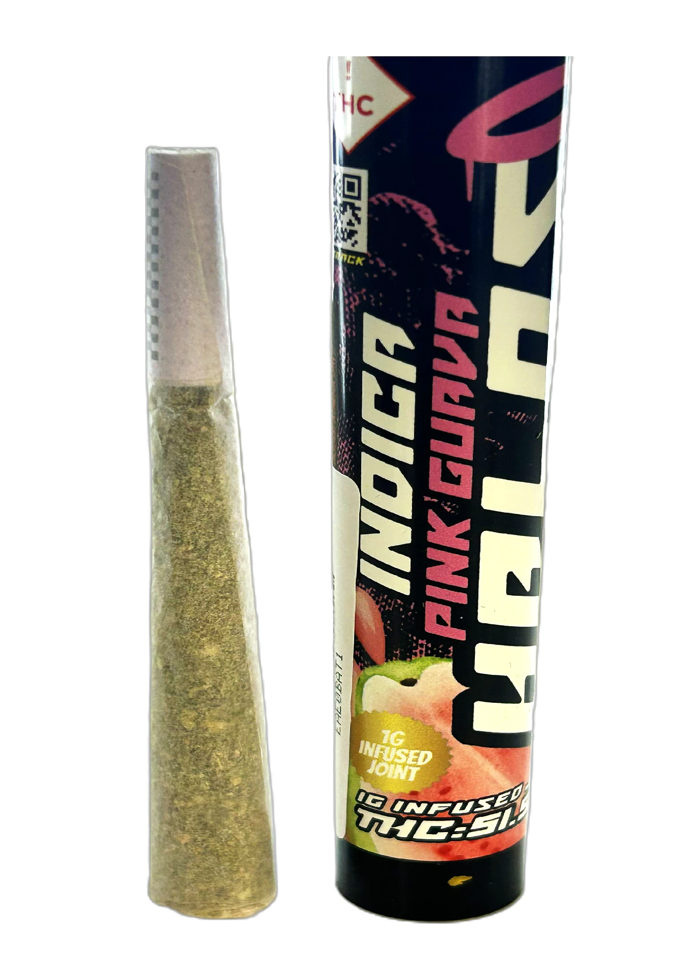 Halo - Pink Guava (1G) | Infused Preroll | Indica Main Image