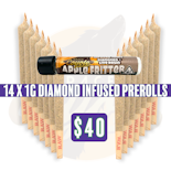Apple Fritter 14 x 1g Infused Prerolls (Space Coyote)