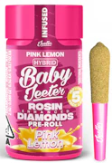 JEETER: Pink Lemon Quad-Infused Baby Jeeter .5g Pre-Rolls 5pk/2.5g (H)