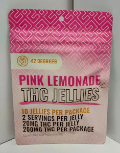 42 Degrees Processing - Jellies-10x20mg-42D-Pink Lemonade
