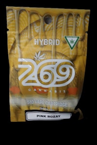 269 CANNABIS - Pink Rozay | 1g Full Spectrum 510 Cart | 269 Cannabis