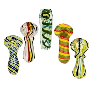 LA Wholesale Kings - 2.5" Assorted Designs Hand Pipe Spoon