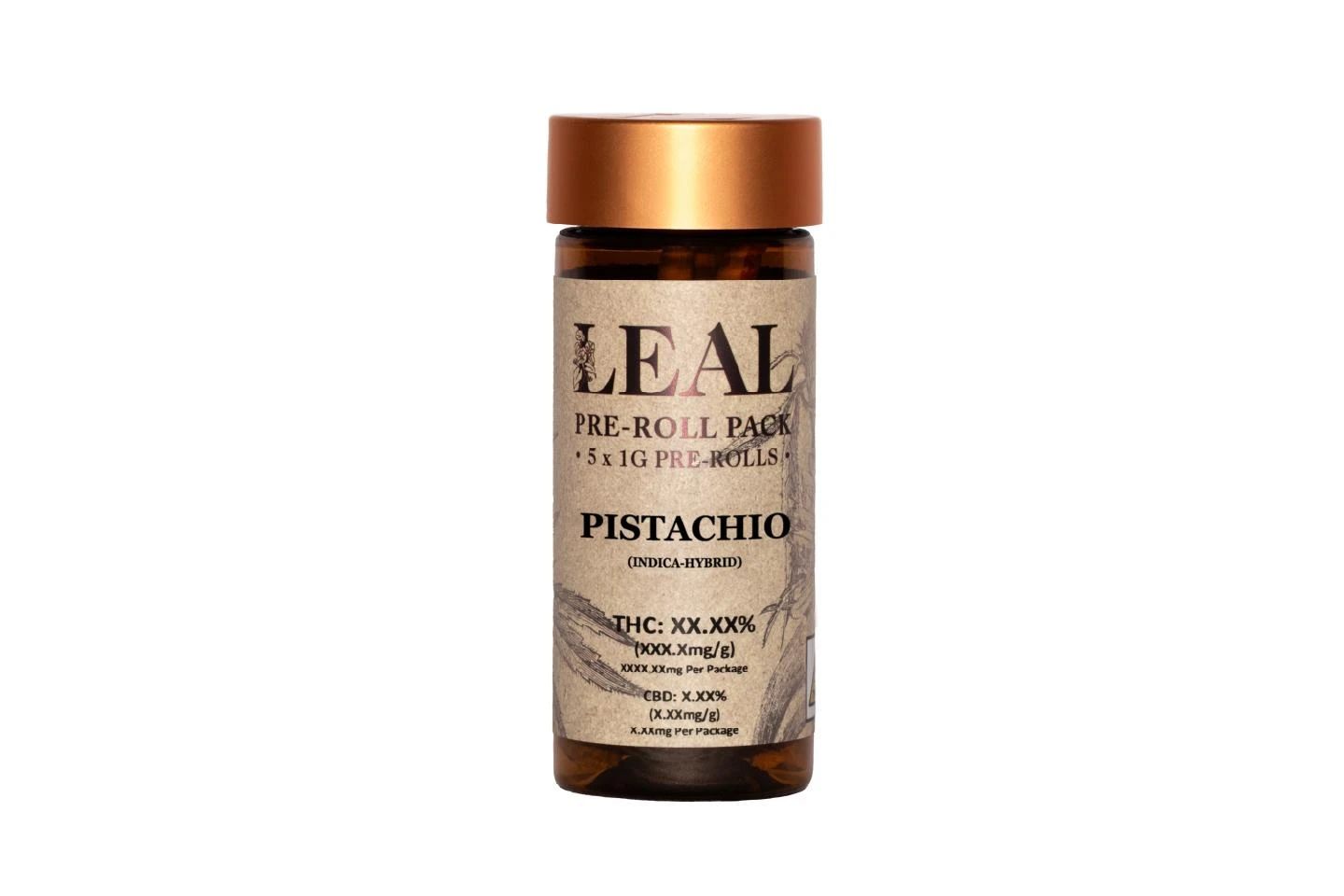 Leal - Pistachio | Pre-rolls | 1g 5pk | Leal Main Image
