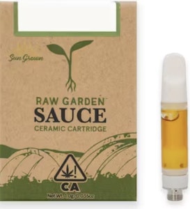 RAW GARDEN - Lemon Sour Diesel | 1g Sauce Cart | Raw Garden