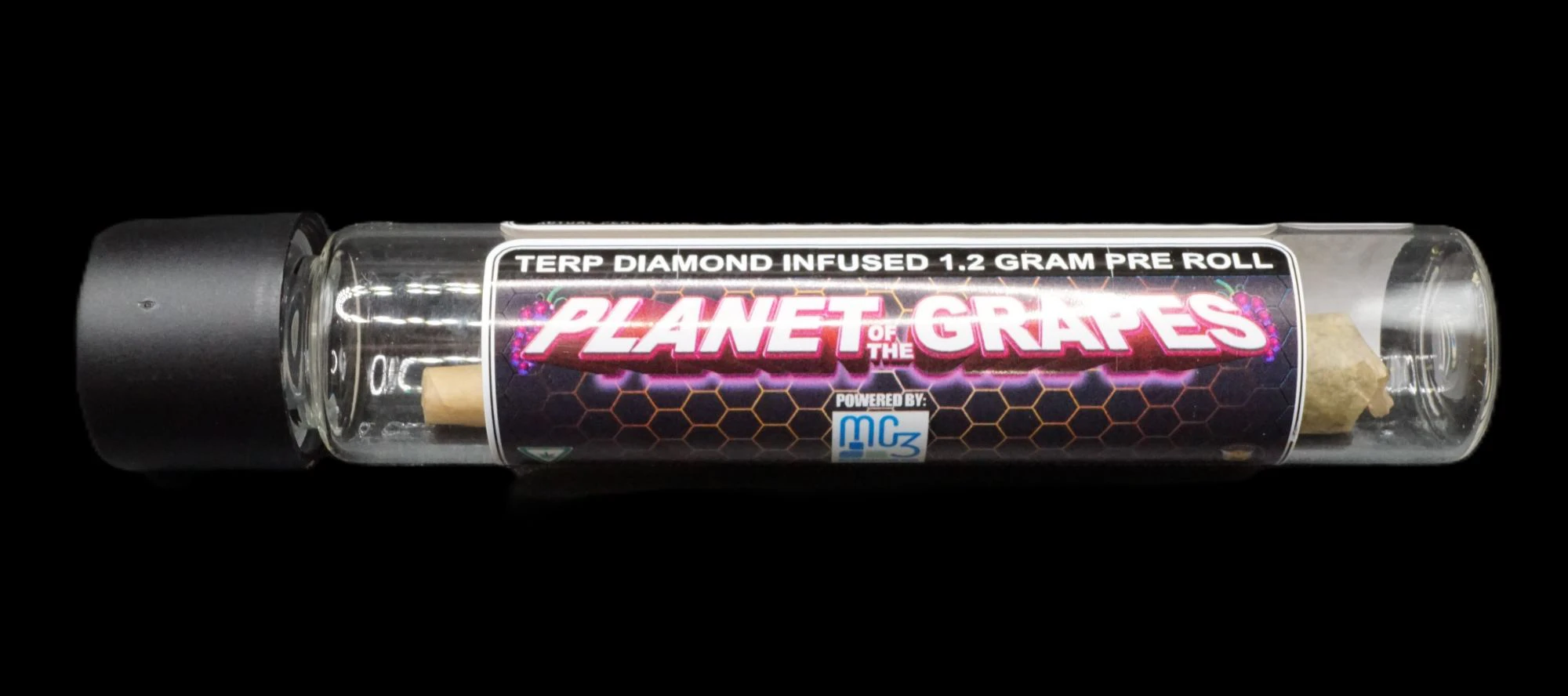 Cannabee Extracts - Planet of Grapes 1.2 Gram infused pre roll - MC3 Main Image
