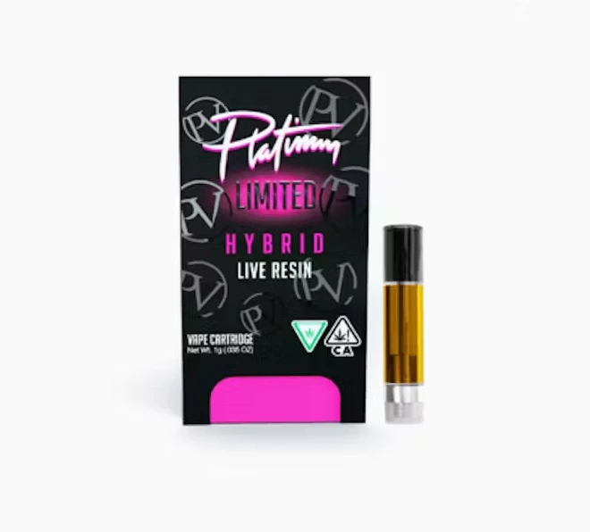 Platinum Vape - Platinum Vape - 1g Live Resin Cart - Jelly Rancher Main Image