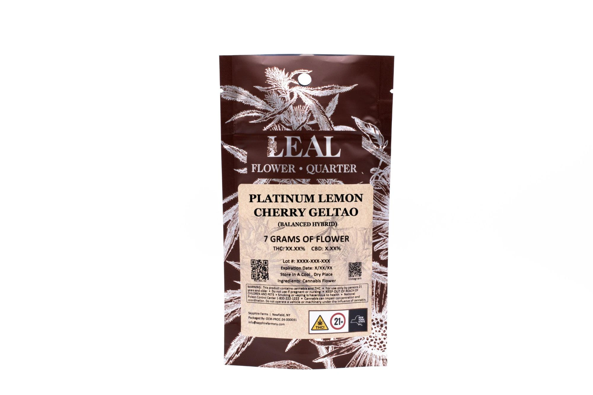 Leal - Platinum Lemon Cherry Gelato | Flower | 7g | Leal Main Image