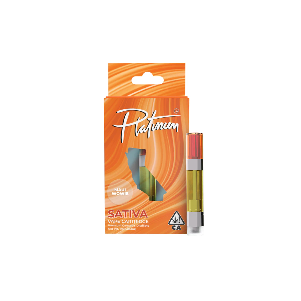 Platinum - Platinum | Distillate 510 Cartridge | Maui Wowie | Sativa | 1g Main Image