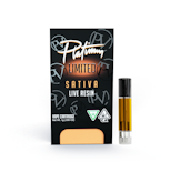 Platinum Vape - 1g Live Resin Cart - Pineapple Punch