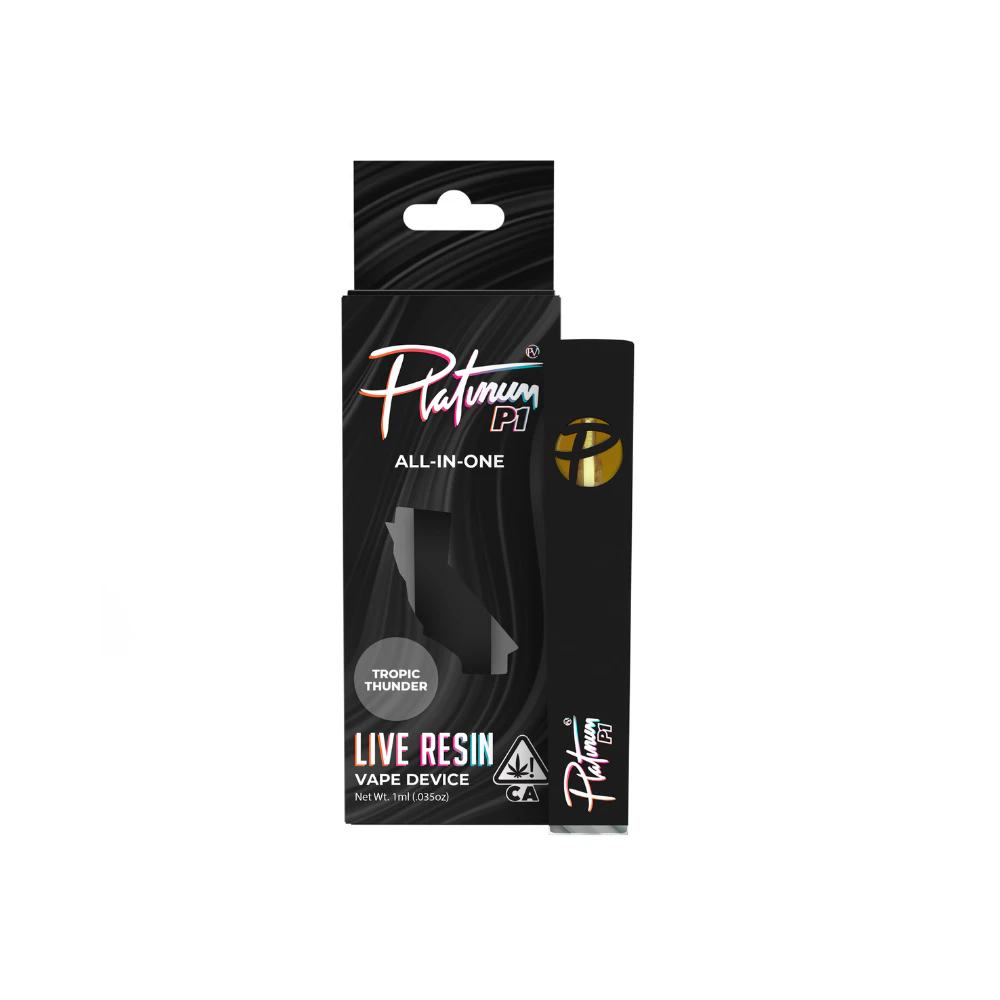 Platinum - Platinum | Tropic Thunder | Live Resin | AIO | Indica | 1g Main Image