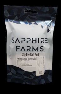 Sapphire - Platinum Lemon Cherry Gelato | Pre-Rolls 1g | 28pk