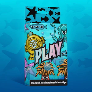 Play - Tropical Breeze - 1g Hash Infused Distillate Cart