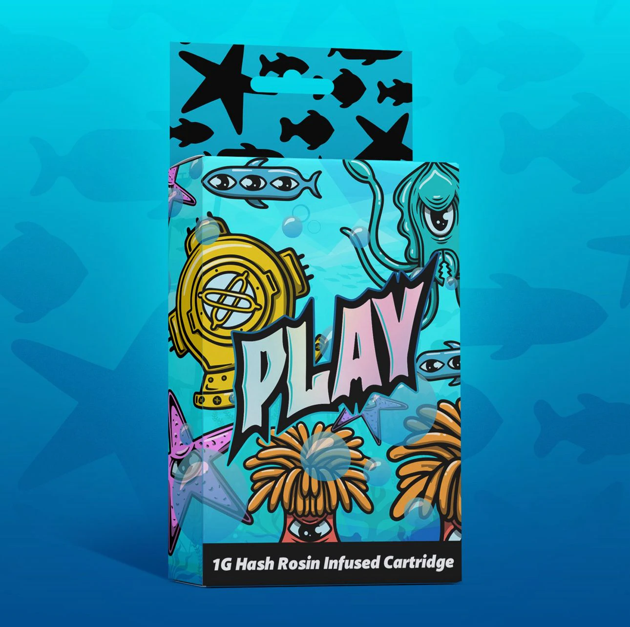 Play - Tropical Breeze - 1g Hash Infused Distillate Cart Main Image