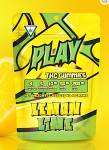 Play Michigan - Play-Lemon Lime 200mg Gummies