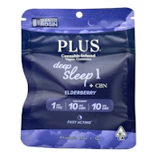 Plus - Sleep - Elderberry - 1:10:10 THC/CBN/CBD - Gummies - 10pk - 100mg