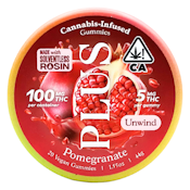 Plus - Unwind - Pomegranate - Gummies - 20pk - 100mg