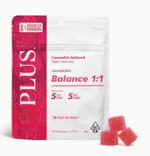 PLUS Raspberry 1:1 Gummies