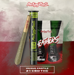 Poetry Of Plants - Heathers THC:CBD Pre-Roll - 1g