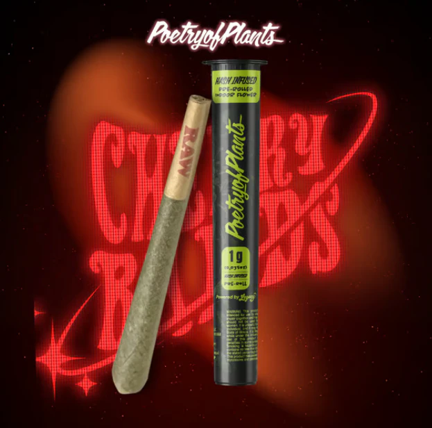 POETRY OF PLANTS - Cherry Bands Pre-Roll - 1g Main Image