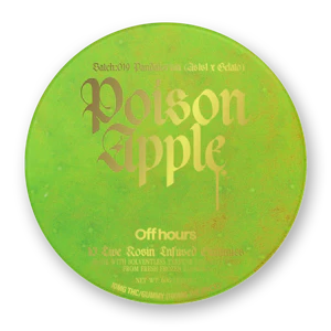 OFF HOURS - Off Hours - Pandalorian “Poison Apple” - Live Rosin - 100mg - 10mg x 10ct - Edibles