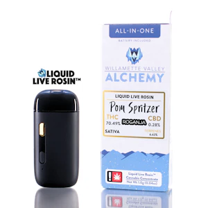 Willamette Valley Alchemy LLC - Pom Spritzer, Liquid Live Rosin, Disposable, 1g