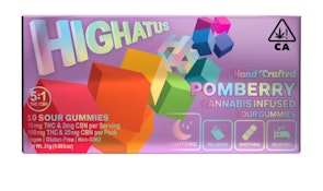 Highatus Pomberry 5:1 Sour CBN Gummies