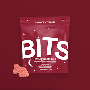 BITS - [REC] BITS | Pomegranate R&R 1:1 CBN:THC | 100mg/20pk Soft Chews