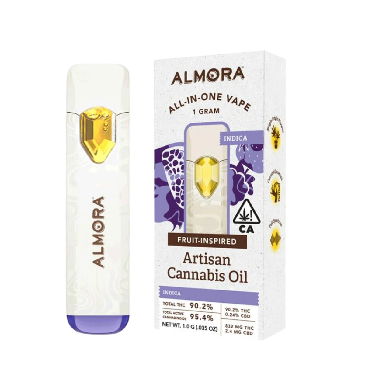 Almora - Pomegranate Kush (I) | 1g Fruit Live Resin AIO | Almora Main Image