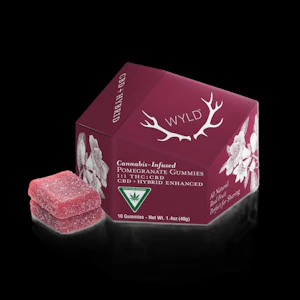 WYLD - Wyld Pomegranate Hybrid 200mg CBD/ 200mg THC