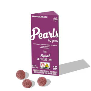 GRON - Gron | Pomegranate Pearls | 400mg CBD: 100mg THC