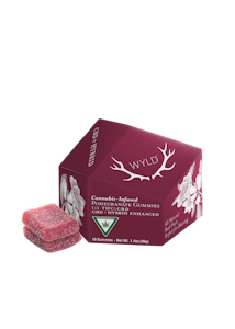 WYLD - Wyld-Pomegranate-CBD+Hybrid-High Dose-10 pieces-200mg